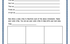 Grade 4 English Resources Printable Worksheets Topic Play Script