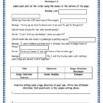 Grade 4 English Resources Printable Worksheets Topic Play Script