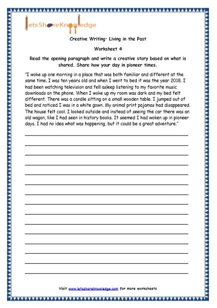 Grade 4 English Resources Printable Worksheets Topic Random Topics 