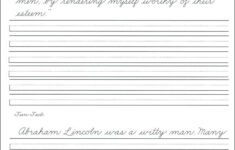 Grade 4 Handwriting Worksheets AlphabetWorksheetsFree