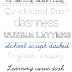 Grits Giggles Free Font February Handwriting Practice