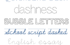 Grits Giggles Free Font February Handwriting Practice