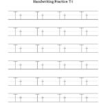 Handwriting Practice Letter T Free Handwriting Practice Letter T