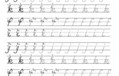Handwriting Practice Manuscript 7