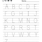 Handwriting Practice Worksheet Free Kindergarten English Worksheet