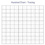 Handwriting Worksheet Numbers 1 100 In 2020 100 Chart Printable