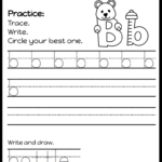 Handwriting Worksheets For Teaching Letters With Kindergarten And Preschool
