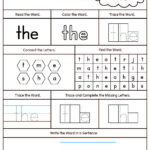 High Frequency Word YES Printable Worksheet Kindergarten Worksheets