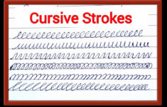 How To Cursive Pre writing Strokes Cursive Handwriting Help Tutorial