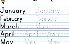 I Can Write Days Of The Week Months Of The Year Alphabet Tracing And