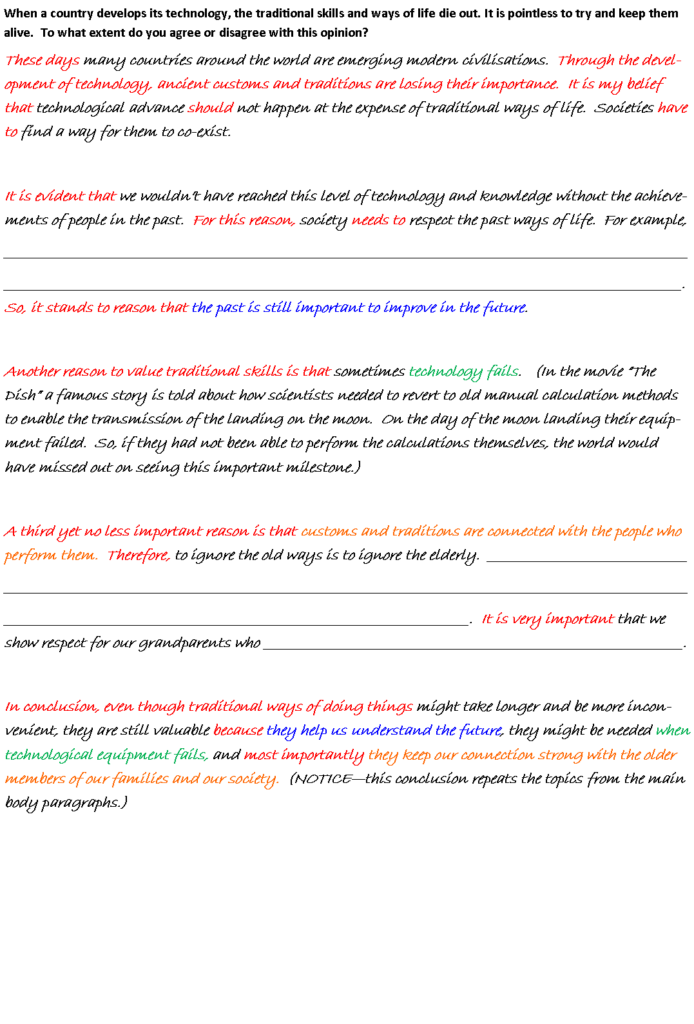 Ielts General Writing Task 1 Template Slide Share Writing Worksheets