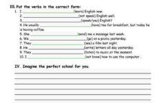 Initial Test For The 8th Grade Worksheet Free ESL Printable