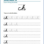 Joining Letters At The Bottom Cursive Writing Worksheets Cursive