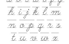 Kids Cursive Handwriting Worksheets A z Kids Worksheets Org Cursive