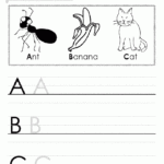 Kindergarten Alphabet Worksheets To Print Activity Shelter
