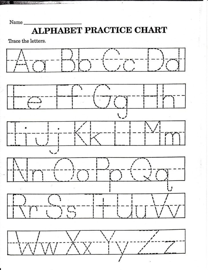 Kindergarten Worksheets Alphabet Writing