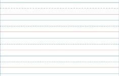Kindergarten English Writing Paper Template Lined Writing Paper