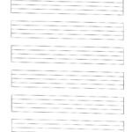 Kindergarten Handwriting Practice Worksheet Printable Manuscript