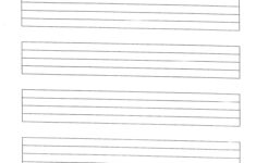 Kindergarten Handwriting Practice Worksheet Printable Manuscript