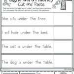 Kindergarten Kindergarten Reading Writing Worksheets Easy Db Excel