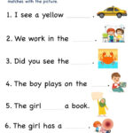 Kindergarten Worksheets Ab Word Family Write Words 7