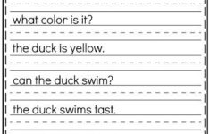 Kindergarten Worksheets For May Planning Playtime Writing Sentences