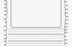 Kindergarten Writing And Drawing Paper At PaintingValley Explore