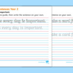 Kindness Year 2 Handwriting Practice Worksheets