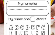 Learn All About my Name In This Free Printable Worksheet For