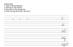 Left Hand Cursive Writing Lines Handwriting Analysis Cursive