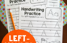 Left Handed Handwriting Pages 7 Free This Reading Mama Spelling
