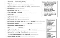 Let Me Introduce Myself for Adults Worksheet Free ESL Printable