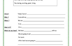 Let s Write A Short Story English Esl Worksheets Db excel