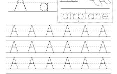 Letter A Writing Practice Worksheet Free Kindergarten English