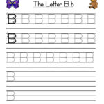 Letter B Handwriting Practice Worksheet Have Fun Teaching