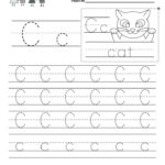 Letter C Writing Practice Worksheet This Series Of Handwriting