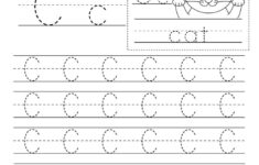 Letter C Writing Practice Worksheet This Series Of Handwriting