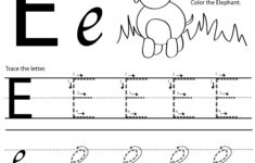 Letter E Handwriting Worksheets Cady Info