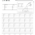 Letter F Writing Practice Worksheet This Series Of Handwriting