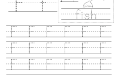 Letter F Writing Practice Worksheet This Series Of Handwriting
