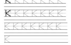 Letter K Handwriting Practice Worksheet Have Fun Teaching