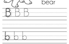 Letter Practice B Worksheets Handwriting Worksheets For Kids