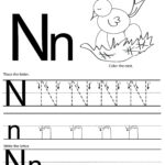 Letter Worksheets For Preschool Tracing Worksheets Preschool Letter N