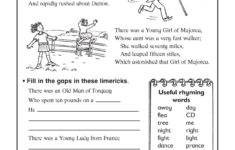 Limerick Rhyme Patterns Poetry Exploring Rhythm And Rhyming Home