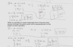 Linear Equations Worksheet With Answers Db excel