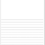 Lined Writing Paper Template With Picture Box Download Printable PDF