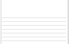 Lined Writing Paper Template With Picture Box Download Printable PDF