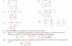 Literal Equations Worksheet Answer Key Best Of Algebra I Honors Mrs