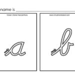 Lowercase Cursive Worksheets A Z By Montessoridownloads On Etsy 7 99
