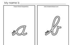 Lowercase Cursive Worksheets A Z By Montessoridownloads On Etsy 7 99